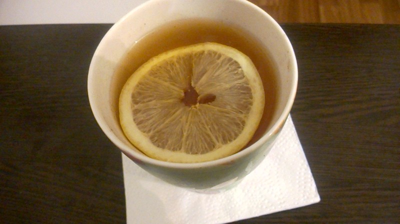 Чай с лимоном