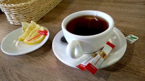 Чай с лимоном